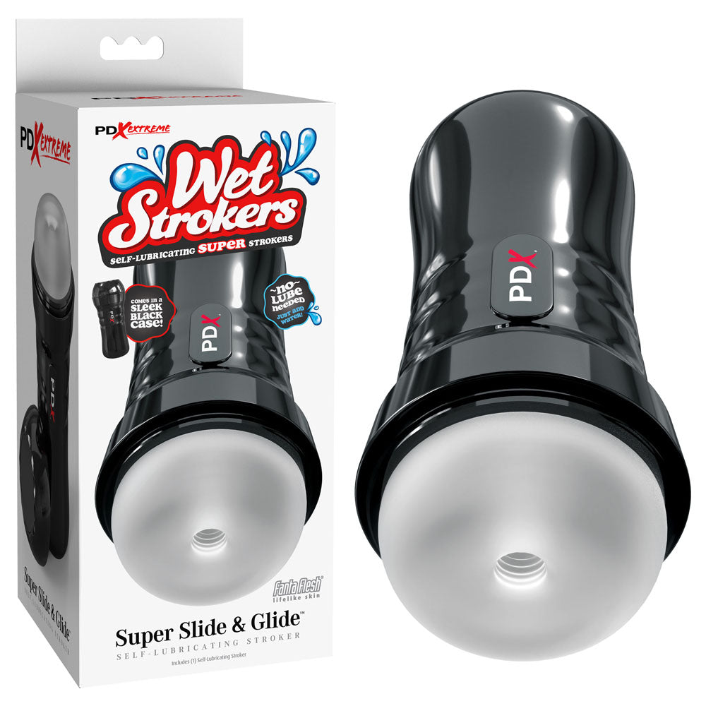 PDX Extreme Wet Strokers Super Slide & Glide - Clear Stroker - Just for you desires