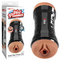 PDX Wet Pussies Super Flip-A-Pussy Over - Brown - Brown Dual Ended Stroker (Vagina & Ass) - Just for you desires