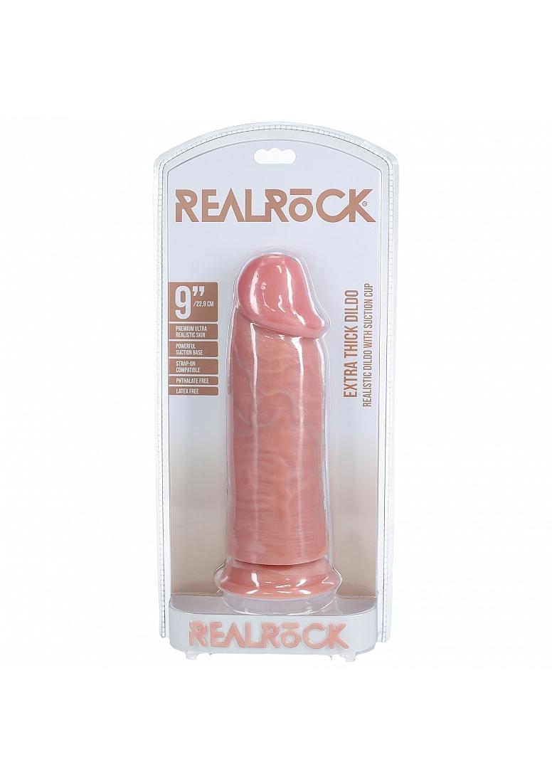 Real Rock 9"" Extra Thick No Balls - Just for you desires