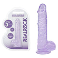 REALROCK 5'' Crystal Clear Dildo with Balls -  - Clear  14.7 cm Dong - Just for you desires