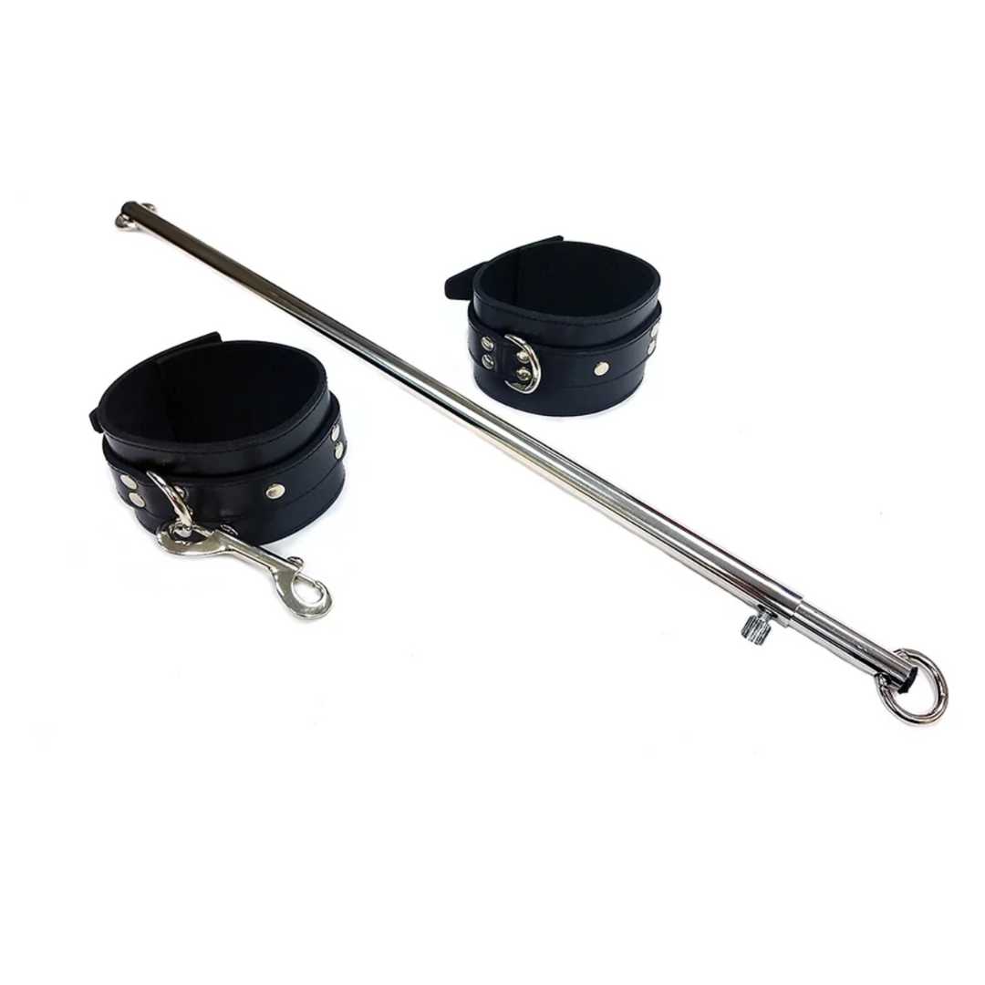 Rouge Adjustable Spreader Bar With Leather Cuffs - Just for you desires