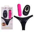 Maia DATE NIGHT PANTY VIBE - L/XL - Black L/XL Panty with Pink USB Rechargeable Bullet & Remote - Just for you desires