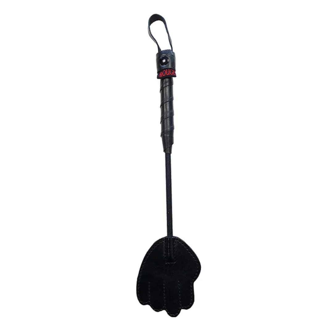 Rouge Mini Leather Hand Crop Black - Just for you desires