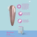 Satisfyer Number 1 - Rose Gold Touch-Free Clitoral Stimulator - Just for you desires