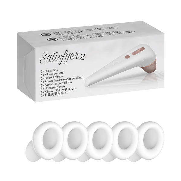 Satiyfyer 2 Climax Heads - 5 Replacement Silicone Heads for Satisfyer 2 - Just for you desires
