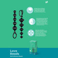 Satisfyer Love Beads - Black 20.5 cm Anal Beads - Set of 2 - Just for you desires