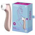 Satisfyer Pro 2+ Rose Gold - Rose Gold Touch-Free USB-Rechargeable Clitoral Stimulator with Vibration - Just for you desires