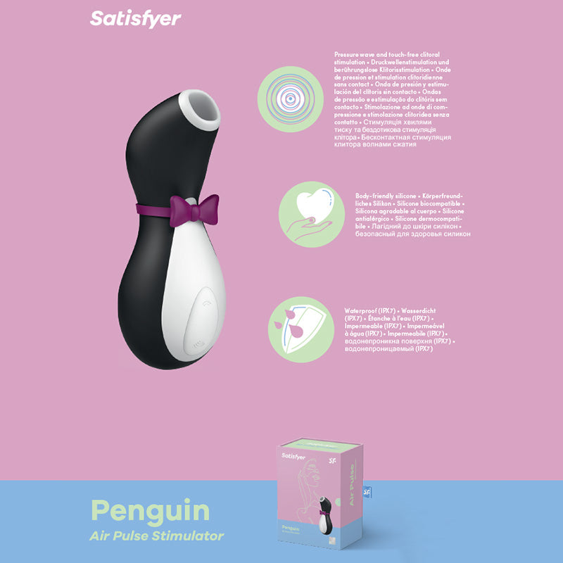 Satisfyer Penguin - Touch-Free USB-Rechargeable Clitoral Stimulator - Just for you desires