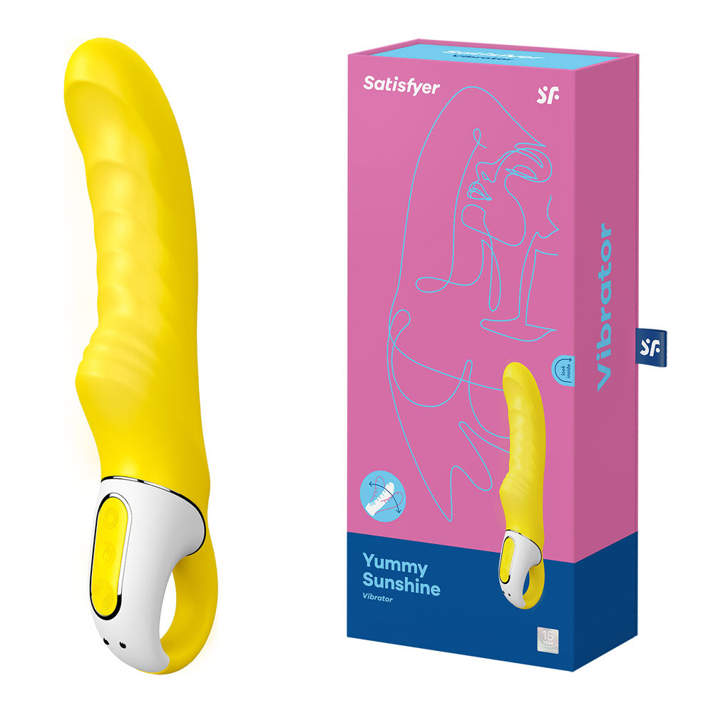 Satisfyer Vibes - Yummy Sunshine - Yellow USB Rechargeable Vibrator - Just for you desires