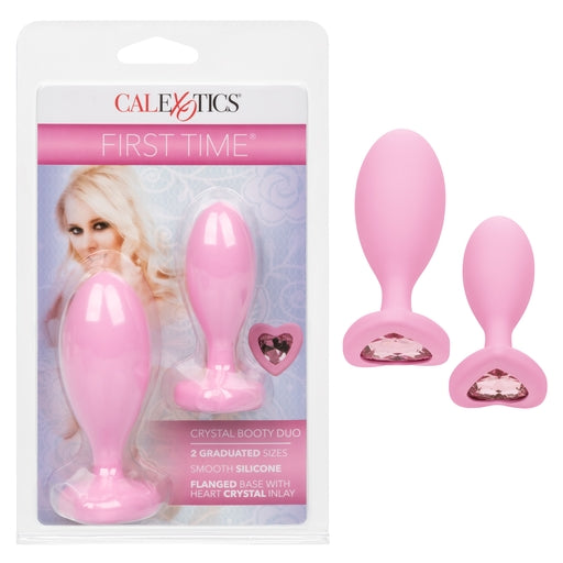First Time Love Crystal Booty Duo Pink - Just for you desires