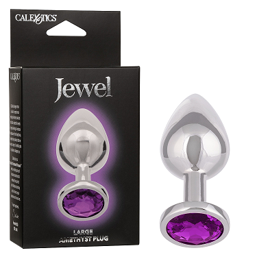 Jewel Large Amethyst Plug - Just for you desires