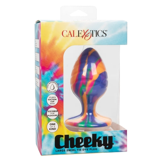 Cheeky Large Swirl Tie Dye Plug - Just for you desires