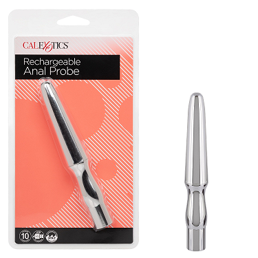 Rechargeable Anal Probe Silver - Just for you desires