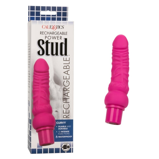 Rechargeable Power Stud Curvy Pink - Just for you desires