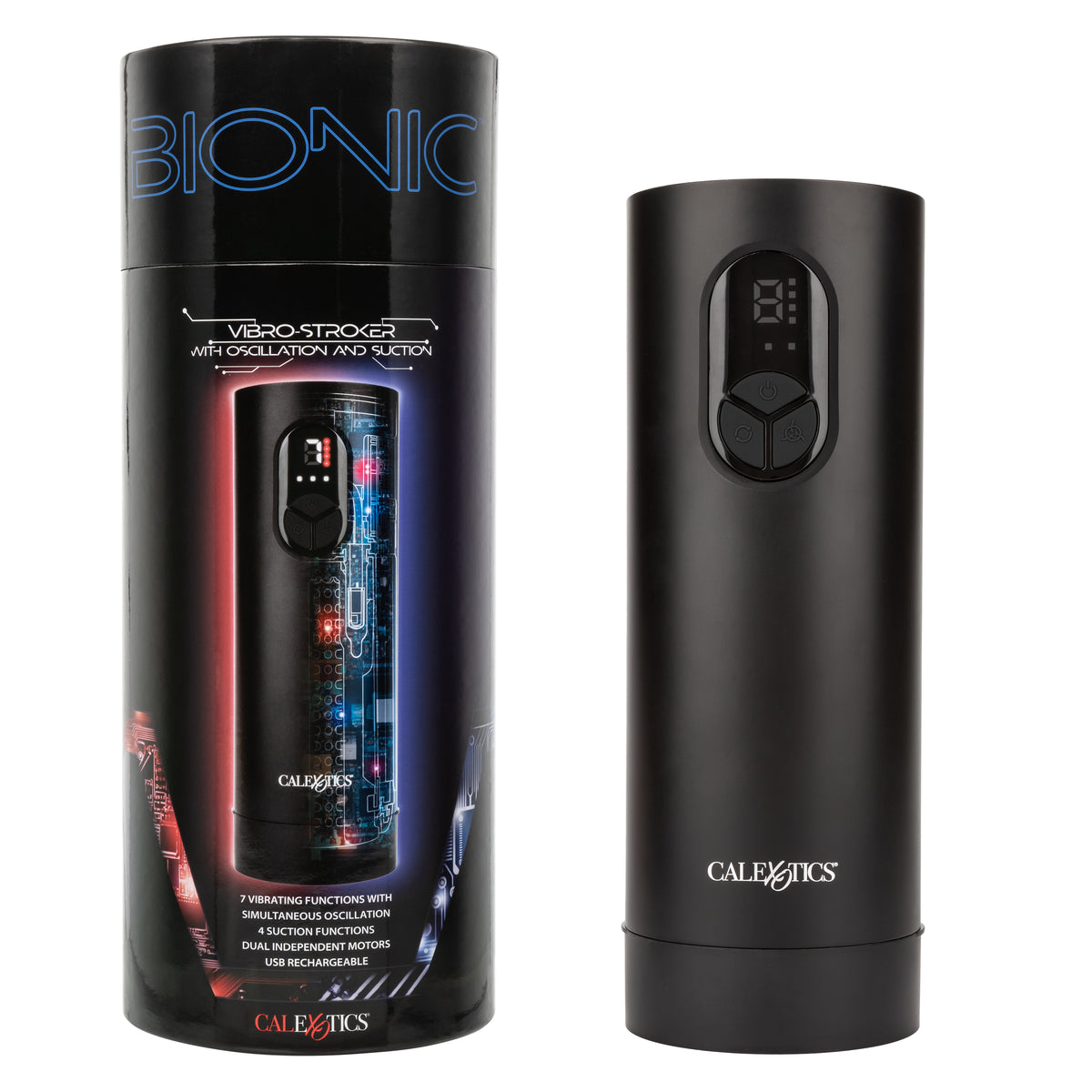 Bionic™ Vibro Stroker With Oscillation And Suction - Just for you desires