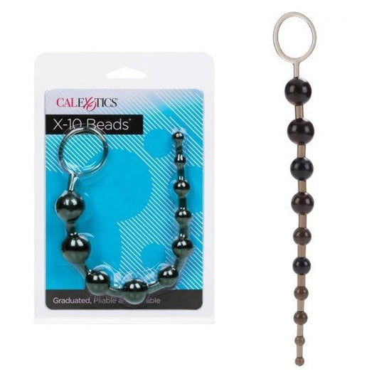 X 10 Beads Black