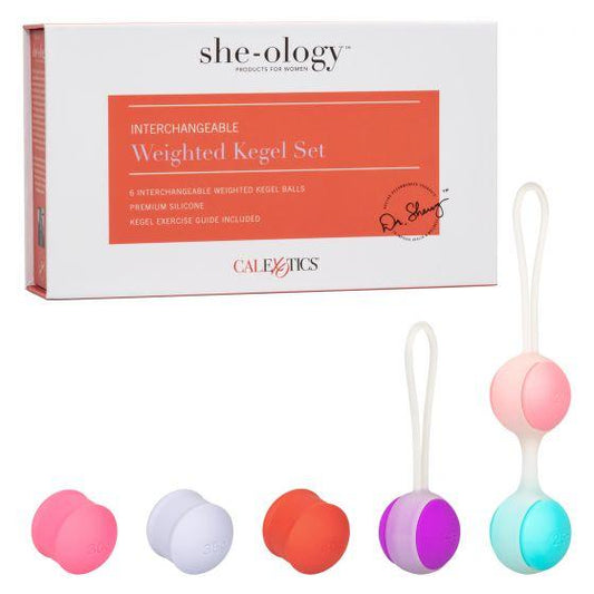 She Ology Interchangeable Weighted Kegel Set - Just for you desires