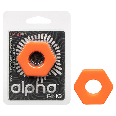 Alpha Liquid Silicone Prolong Sexagon Ring - Just for you desires