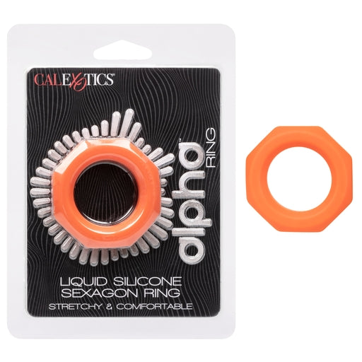 Alpha Liquid Silicone Sexagon Ring - Just for you desires