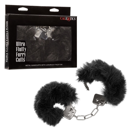 Ultra Fluffy Furry Cuffs Black - Just for you desires