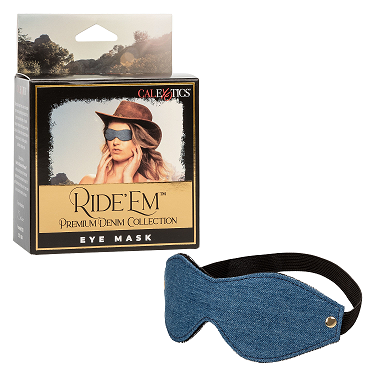 Ride 'Em Premium Denim Collection Eye Mask - Just for you desires