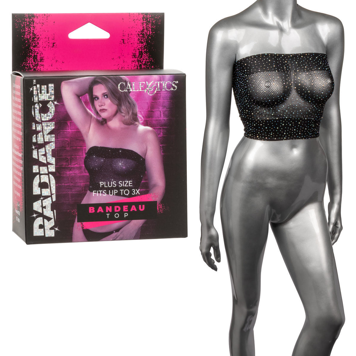 Radiance Plus Size Bandeau Top - Just for you desires