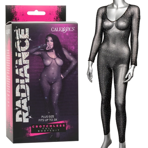 Radiance Plus Size Crotchless Full Body Suit - Just for you desires