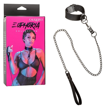 Euphoria Collection Collar With Chain Leash - Just for you desires