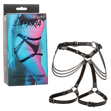 Euphoria Collection Plus Size Multi Chain Thigh Harness - Just for you desires