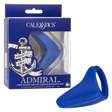Admiral Liquid Silicone Vibrating Perineum Massager & Ring - Just for you desires