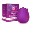 Skins Rose Buddies - The Rose Twirlz - Purple USB Rechargeable Twirling Rose Stimulator - Just for you desires