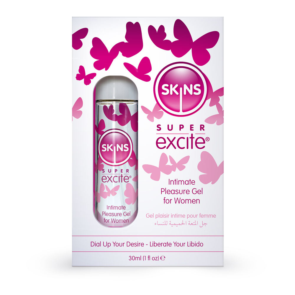 Skins Super Excite Clitoral Stimulation Gel 1 Fl Oz (30 Ml) - Just for you desires