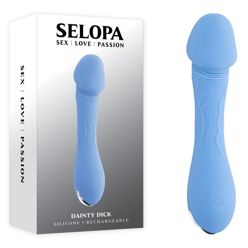 Selopa DAINTY DICK - Baby  11.9 cm USB Rechargeable Mini Vibrator - Just for you desires