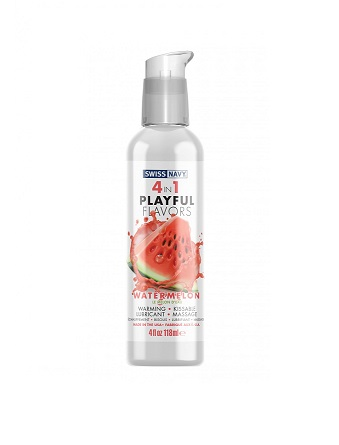 Swiss Navy 4 In 1 Playful Flavors Watermelon 4 Fl. Oz - Just for you desires