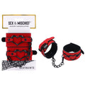 Sex & Mischief Amor Handcuffs - Red Restraints - Just for you desires