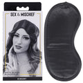 Sex & Mischief Satin Blindfold Black - Black Blindfold - Just for you desires