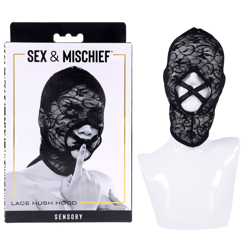 Sex & Mischief Lace Hush Hood -  Hood - Just for you desires