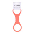 Sex & Mischief Peaches n CreaMe Large Silicone Cuffs - Peach Large Silicone Restraints - Just for you desires