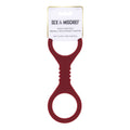 Sex & Mischief Enchanted Small Silicone Cuffs - Burgundy Small Restraints - Just for you desires