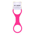 Sex & Mischief Large Hot  Silicone Cuffs - Hot  Large Restraints - Just for you desires