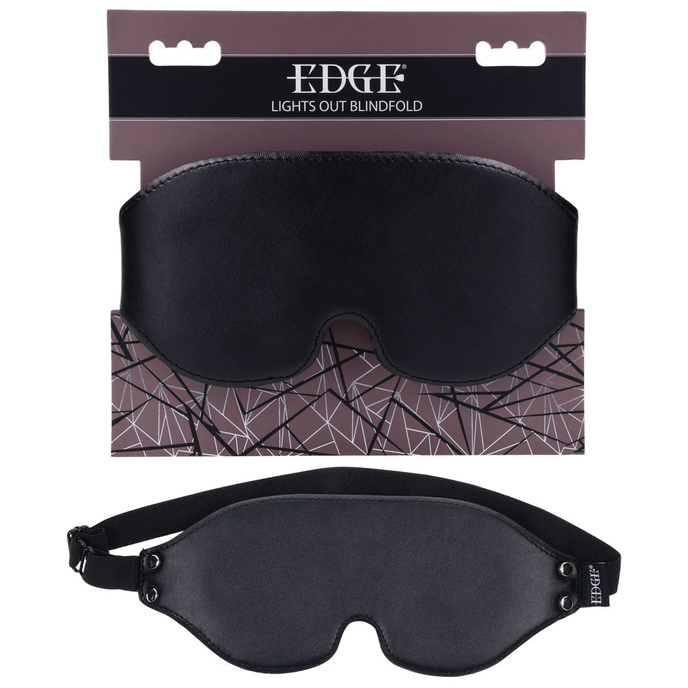 EDGE Lights Out Blindfold - Black Eyemask Restraint - Just for you desires