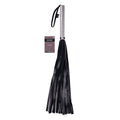 EDGE Flogger - Black Flogger Whip with Metal Handle - Just for you desires