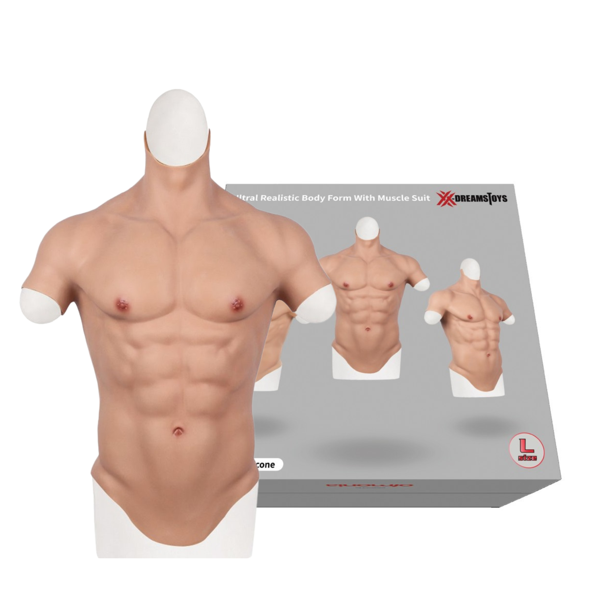 Xx Dreamstoys Ultra Realistic Muscle Suit Men Size L - Just for you desires
