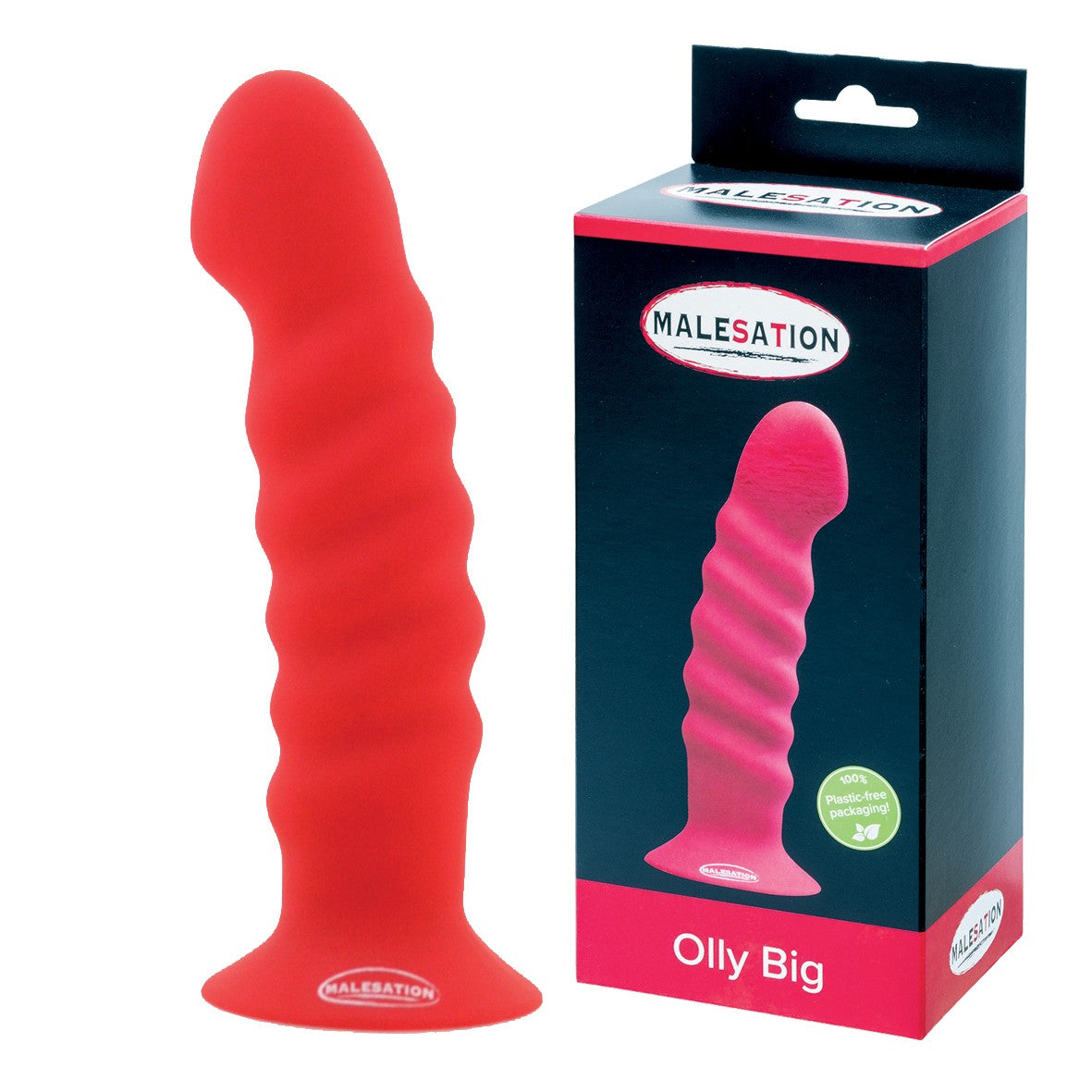 Malesation Olly Dildo Large Red - Just for you desires