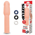 Size Up Realistic 4 Inch Penis Extender - Flesh 10.1 cm (4'') Penis Extension Sleeve - Just for you desires
