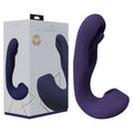 VIVE Yuna - Purple - Purple USB Rechargeable Flapping Vibrator with Air Pulsation - Just for you desires