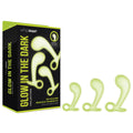 WhipSmart Glow In The Dark 3pc Prostate Training Kit - Glow In Dark Prostate Massagers - Set of 3 Sizes - Just for you desires