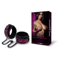 WhipSmart Dragons Lair Deluxe Wrist & Ankle Cuffs - Purple/Black Restraints - Just for you desires