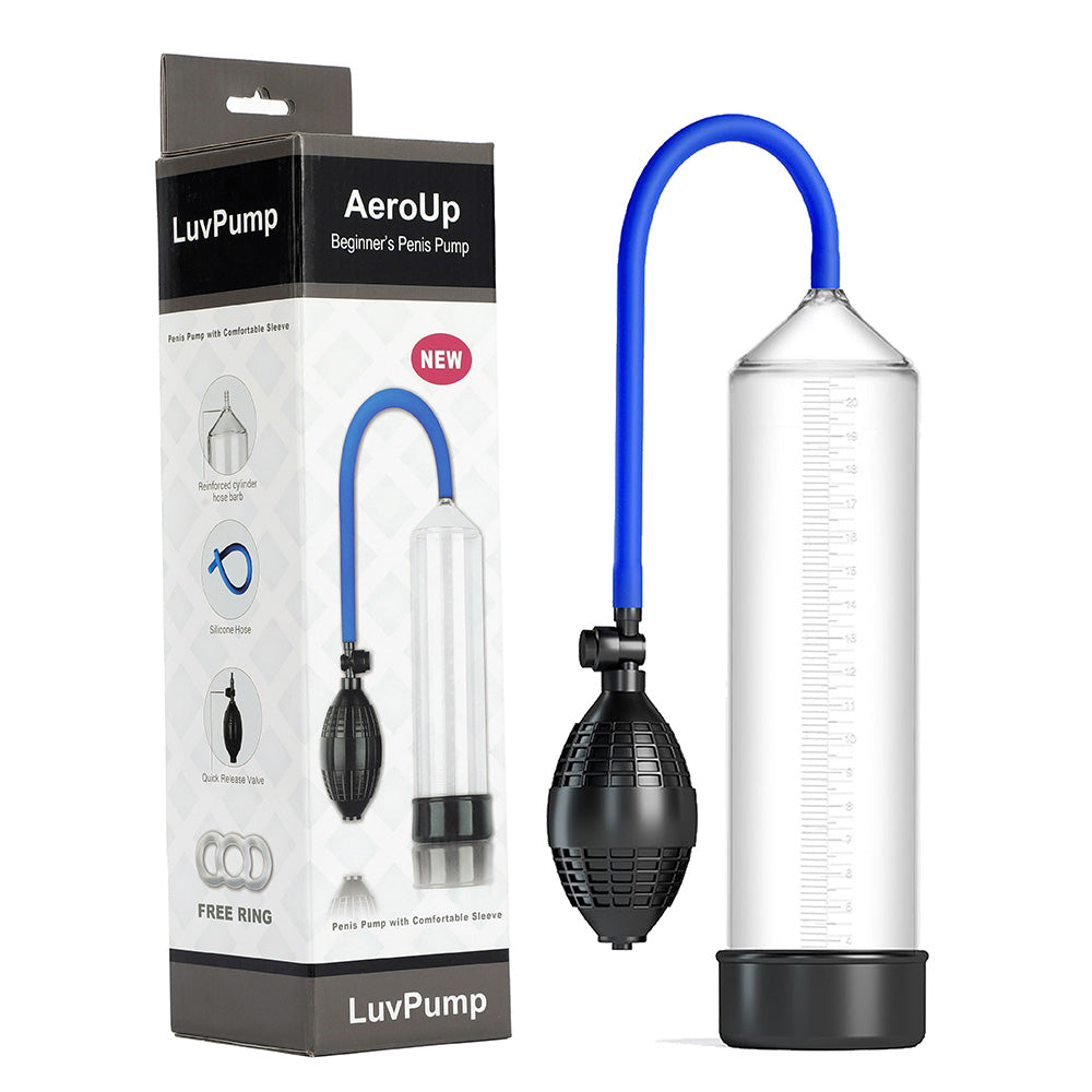LuvPump AeroUp Beginners Penis Pump - Clear Penis Pump - Just for you desires