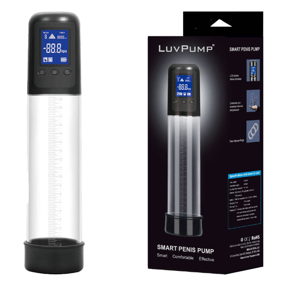 LuvPump Smart Penis Pump -  USB Rechargeable Automatic Penis Pump - Just for you desires
